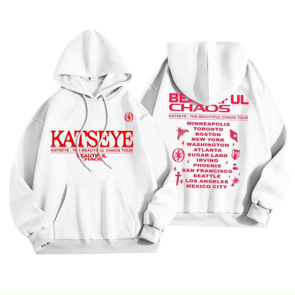 Unisex Fashion Lightweight Long Sleeve Pullover With Pockets Printed Hoodie