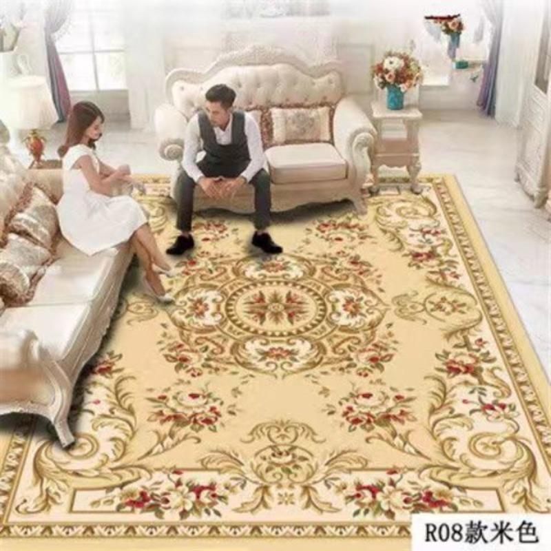 European Style Living Room Carpet, Sofa, Coffee Table Carpet, Large Area Bedroom Bedside Carpet