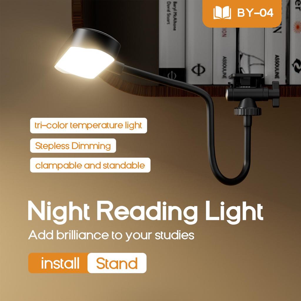 Full Spectrum Eye Protection Desktop & Clip-On Reading Light with Bedside Ambience