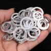 100PCS M6-M14 Car Sealing Gasket Aluminum Screw Washer Auto Engine Bottom Oil Drain Screw Sealing Gasket Accessories