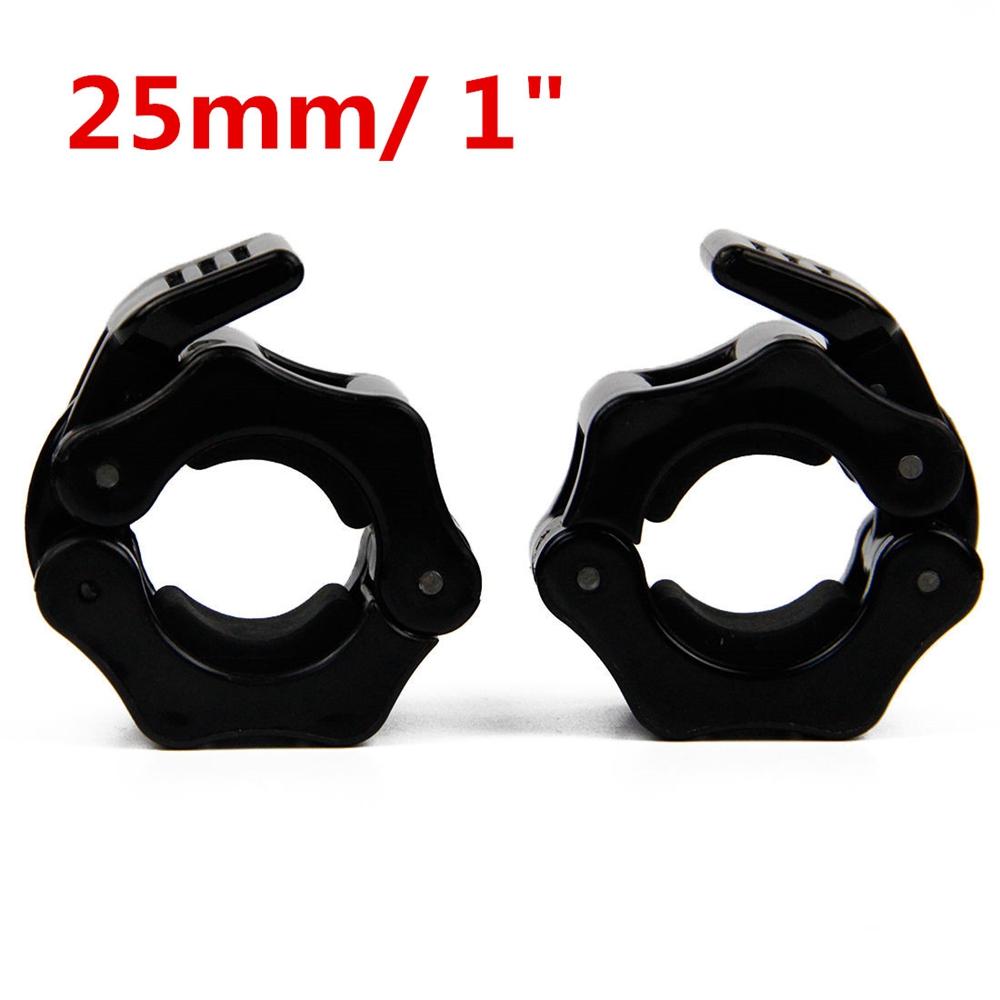2pcs Dumbbell Buckle Barbell Collar Lock Weight Lifting Bar Fitness Sport Leisure