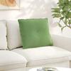 Back Cushion Light Green 60 x 50 cm Cord Fabric