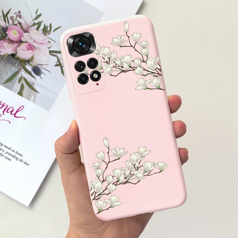 New For Xiaomi Redmi Note 11 4G Case Cute Cartoon Soft Silicone Shockproof Cover For Redmi Note11 4G 2201117TG Bumper Phone Case