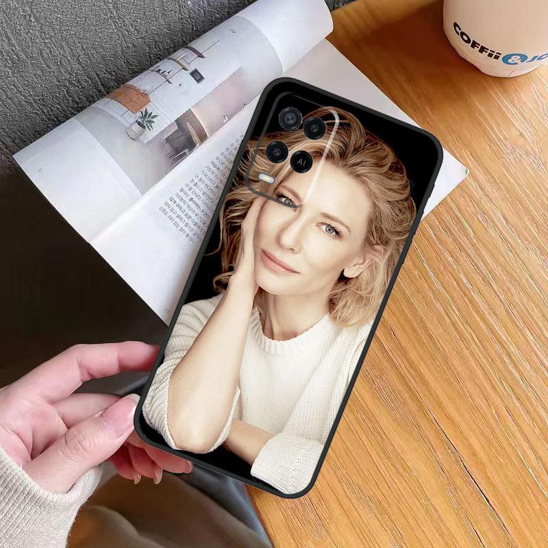 Cate Blanchett Hülle für OPPO A78 A98 A58 A96 A76 A16 A17 A15 A5 A9 A74 A94 A52 A72 A53 A54 A57 S