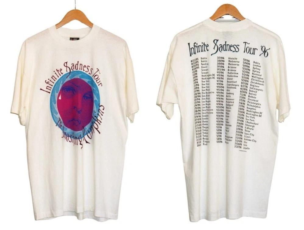 Vintage 1996 Smashing Pumpkins Mellon Collie amp; Infinite Sadness Tour Shirt S5XL Unisex T-Shirt L