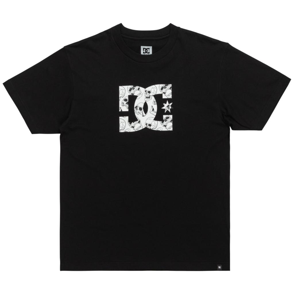 DC Star Skully SS Tee, Mens Black T-shirt