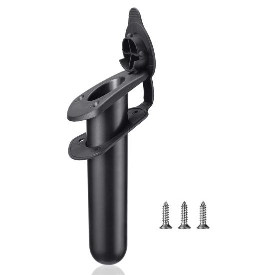 Flush Mount Fishing Boat Rod Holder Bracket Stand with Cap Cover for Kayak