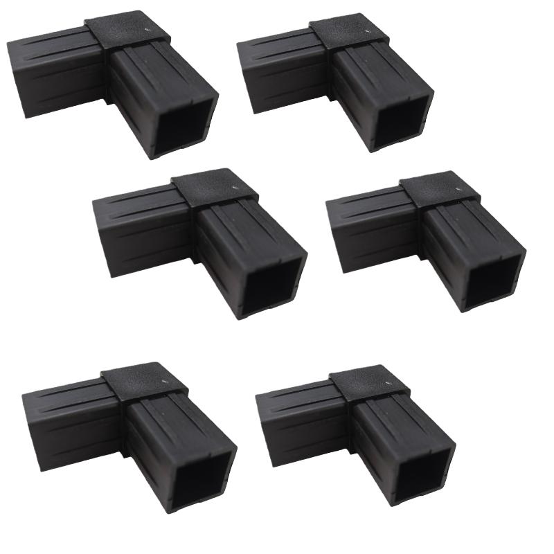 2/6/8/10/20 Set ABS Plastic Pipe Angle Fittings Hexagonal 6 Pass 22mm Cross Square Tubes