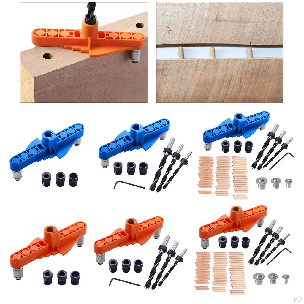 Hole Doweling Kit Puncher Scriber Line Drawing Marker for Woodworking Drill and Marking