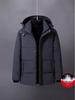 Men's European & American Style Hooded Winter Jacket
