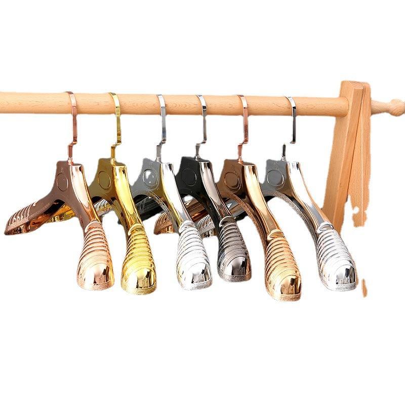 1Pc Non-slip Shoulder Suit Hangers with Notch Sturdy Clothes Rack for Formal Dress Evening Gown Storage