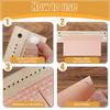 Bookbinding Easy Scrapbooking Tool Plastic Positioner Ruler for Efficient Production Convenient Binding Device for Handbook