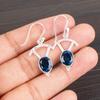 London Blue Topaz Gemstone 925 Sterling Silver Jewelry Drop/Dangle Earrings1.50" EE-51-5