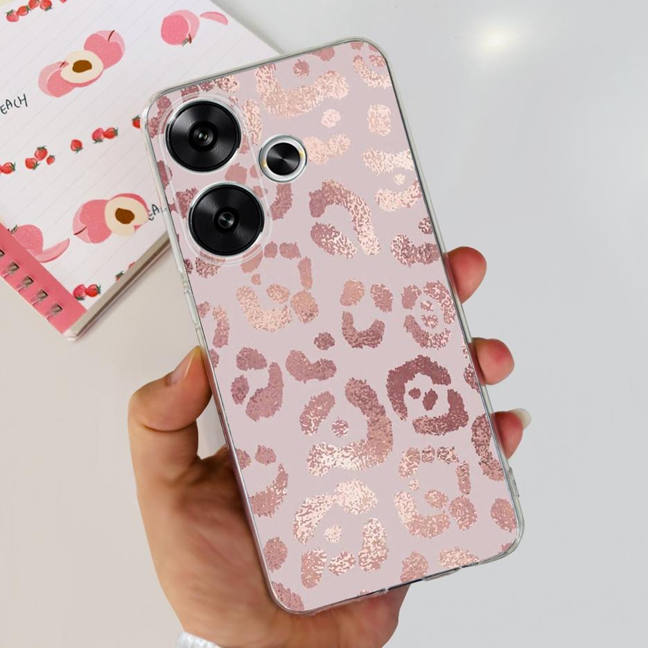 For Xiaomi Poco F6 Case Redmi Turbo3 New Fashion Painted Cover Soft Slim Phone Cases For Xiaomi Redmi Turbo 3 Poco F6 F 6 Bumper