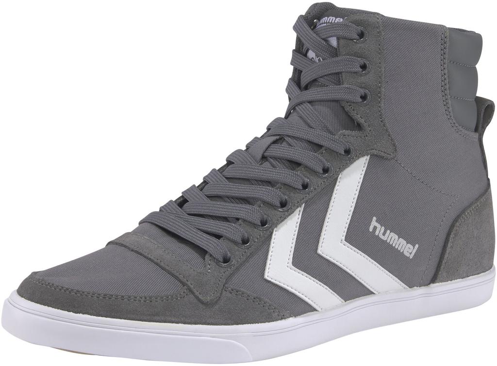 Кроссовки Hummel Slimmer Stadil High Canvas серые/белые