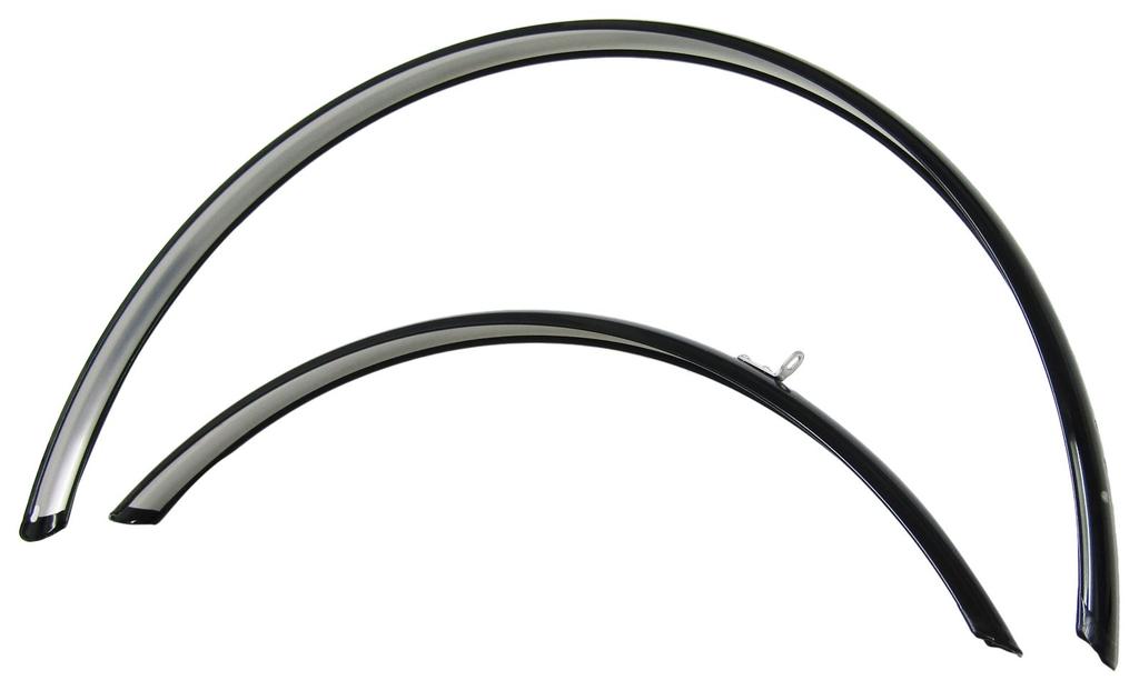 BRIDGESTONE Silva D18, D20, and FR16 Mudguard Set, Black, UF7, P5427, F129203BL