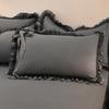 Of Lace Pillowcase Version Korean Bowknot A Pair Of Skinfriendly Brushed Pillowcases Fashion Solid Color Pillowcase Inner Liner Cover