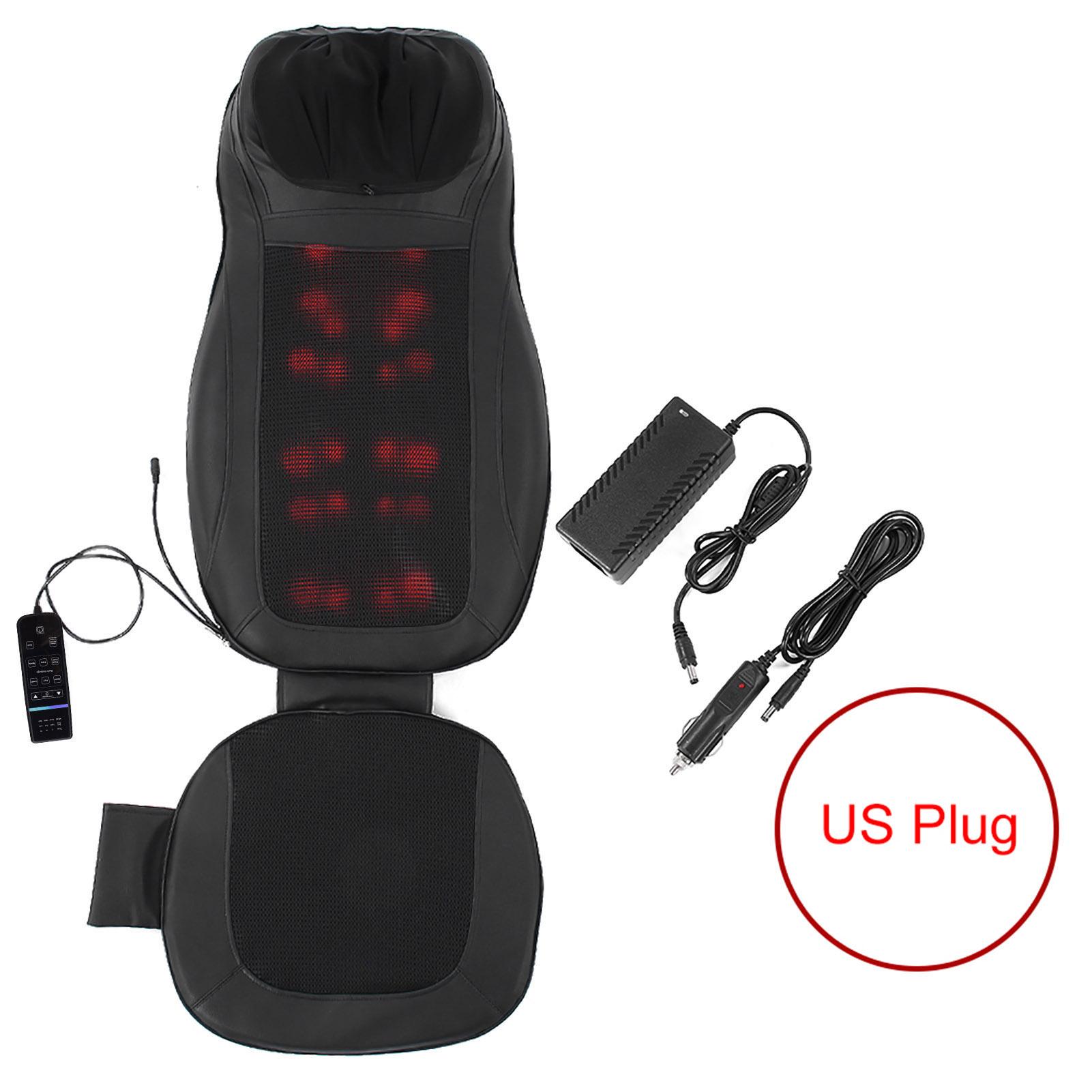 

Massage Seat Cushion Heated Neck Back Waist Hip Massage Chair for Home and Car Use