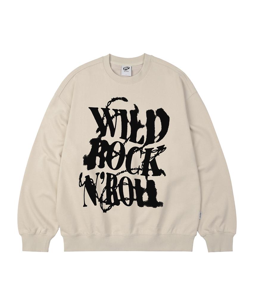 WILDROCK (Fleece Lined) Wild Rock And Roll Sweatshirt_7 Col (B Type)