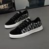 Trendmarke Herrenschuhe 2025 Frühling und Sommer neu weichsohlige Retro-Canvas-Schuhe vielseitiger Spirit Guy Sport- und Freizeit-Board-Schuhe