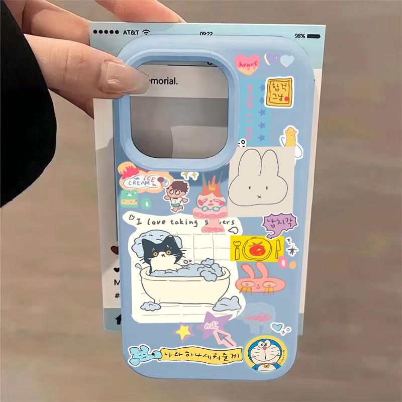 

Creative Graffiti Puzzle Case for iPhone Models: 17 Pro Max, 16, 15 Pro, 14 Plus, 13 Apple 13
