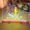 LED Note Board Night Light with 7 Colors Pen Lighted Acrylic Drawing Board Glowing Message Marker Board For Office School Home