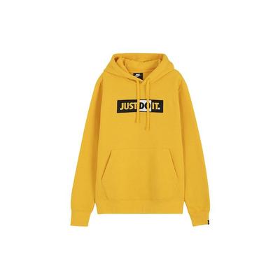 Abbigliamento sportivo Felpa con cappuccio pullover in pile Uomo Top Oro universitario CJ4776-739