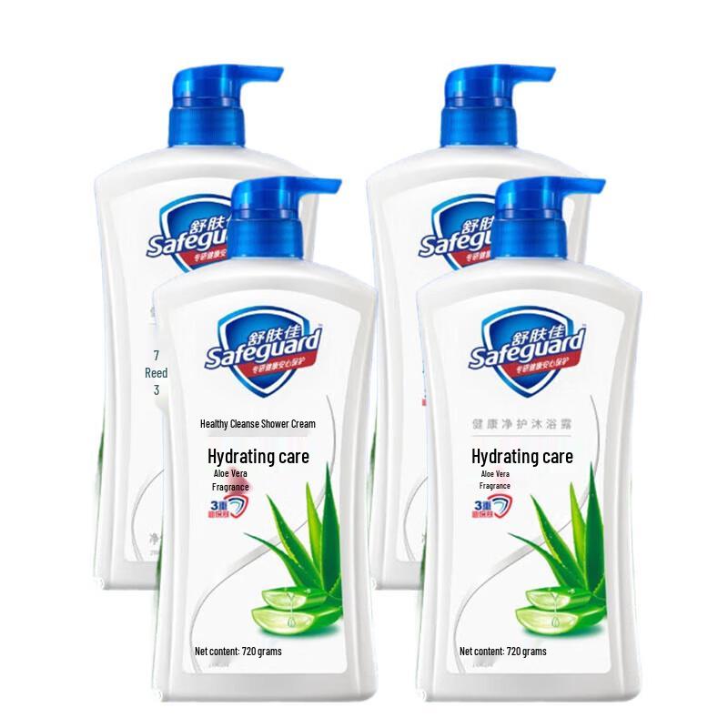 

Safeguard Aloe Vera Nourishing Shower Gel, 720ml (4-Pack)