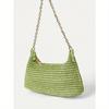 New Arrival Fashionable Bohemian Style Woven Rattan Bag with Chain Strap, Shoulder Bag, Suitable for Daily Casual, Vacation, Shopping