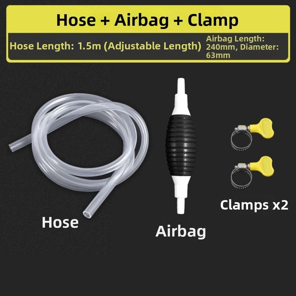 Self-priming Car Fuel Pump Universal Gas Oil Pump Portable Fuel Line Pump