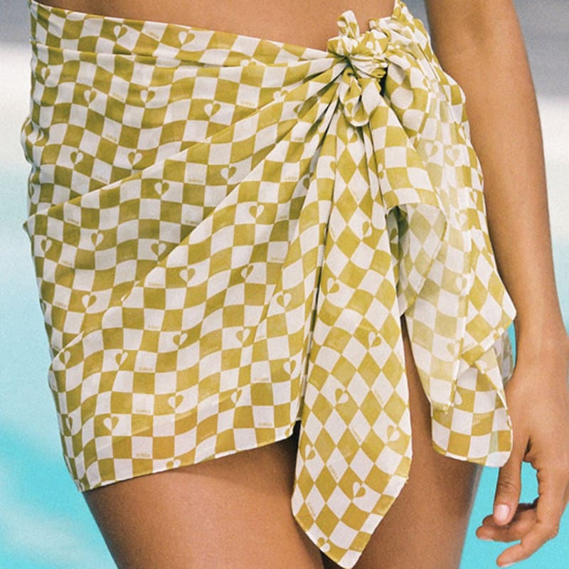 

САРОНГ В КЛЕТКУ SURFEA_ЗЕЛЕНЫЙ FREE