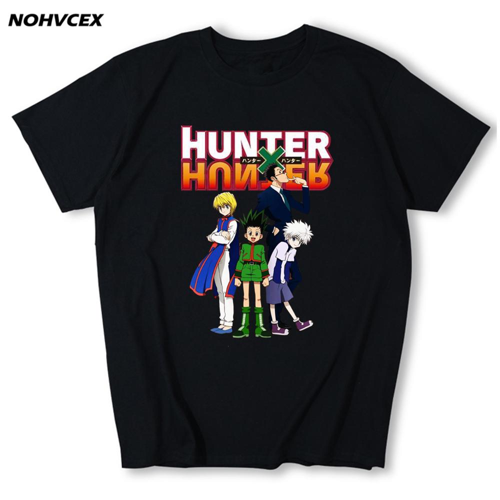 Hunter X Hunter Men Funny Tops Hisoka Morow Graphic Tees Harajuku Unisex Anime Killua Zoldyck T L