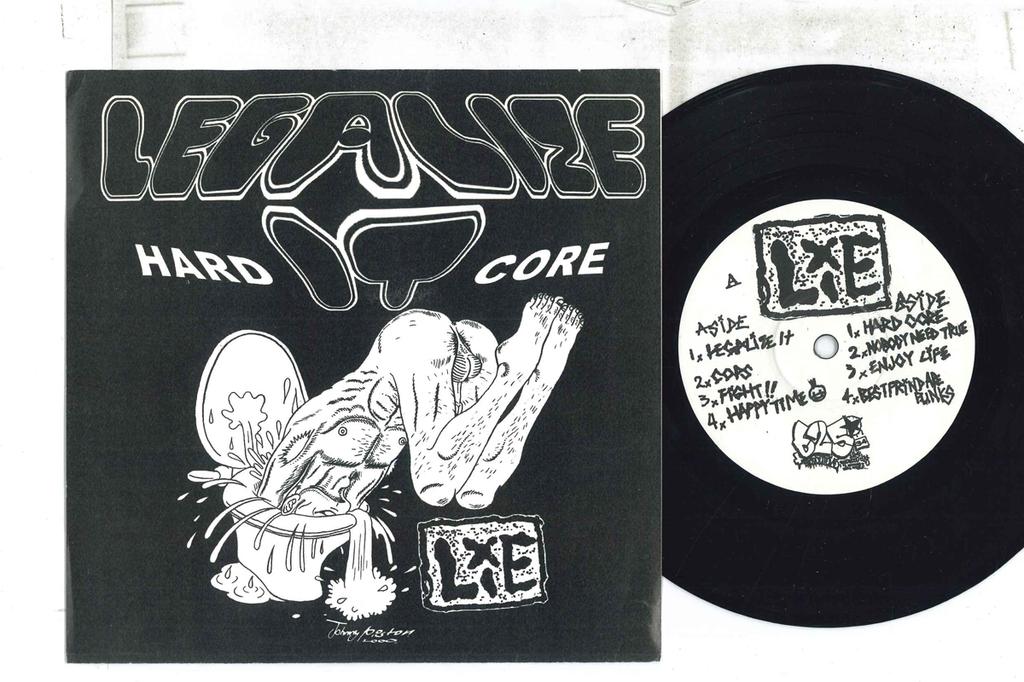 7inch Record LIE - Legalize It 62534 625 Thrashcore 2000 Japan Japanese Pop/Rock Used