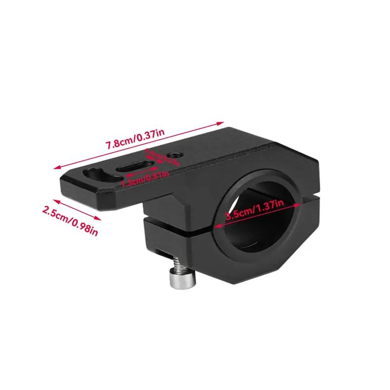 Motorcycle Bumper Headlight Spotlight Mount Bracket Adjustable Fog Light Holder Aluminum Alloy LED Head Light Tube Clamp Mounts