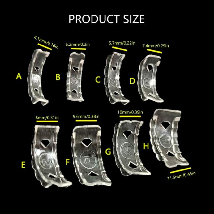 24pcs Easy To Use Silicone Ring Size Modifier for Loose Jewelry Practical Waterproof Ring Fitter Adjustable Ring Guard