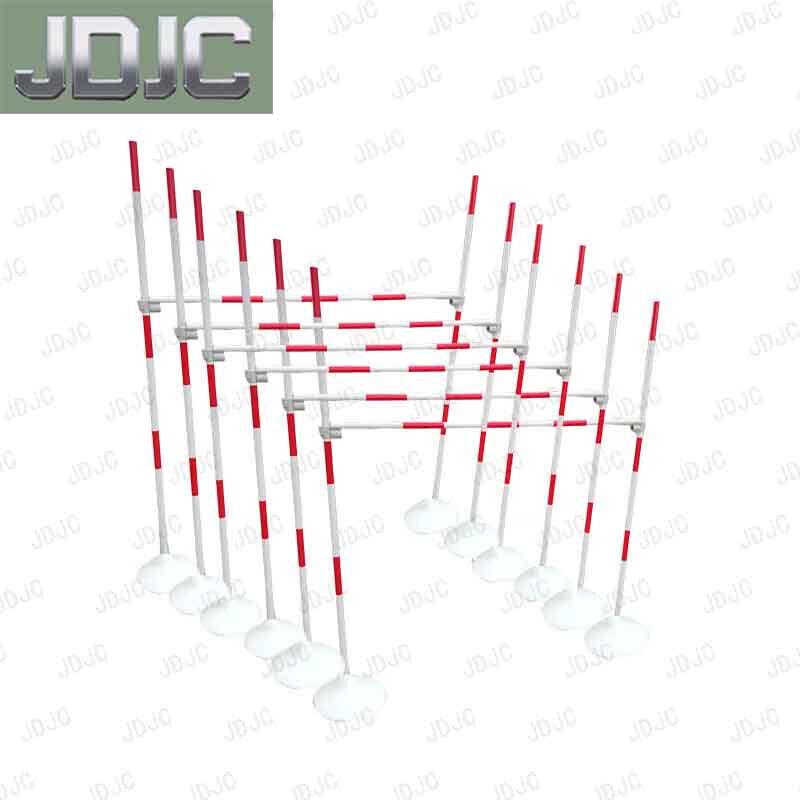 Outdoor Fitness PVC Obstacle Pole Set