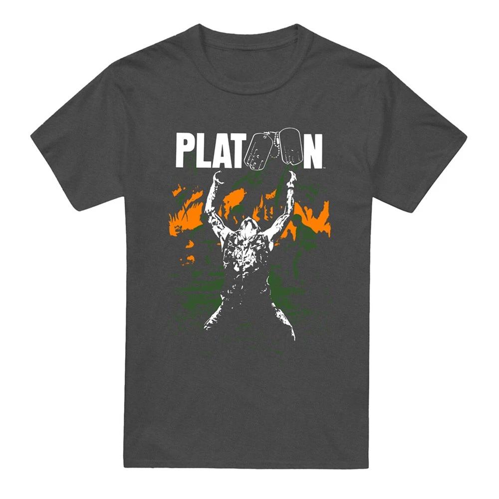 Platoon Graphic T-Shirt S-3XL, Charcoal