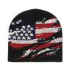 Cold Hat Men's Winter New Pullover Hat American Retro Flag Star Jacquard Knitted Hat Ear Protector Wool Hat