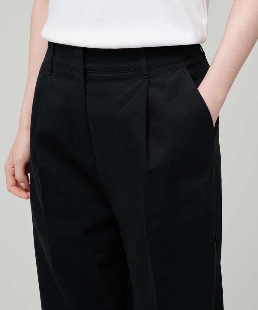 MUSINSA STANDARD WOMAN Women'S Tapered Chino Pants [Black]