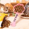 Sturdy Plastic Pet Food Spoon - Easy to Clean Scoop for Blending Wet Food for Dogs And Cats, Ideal for Feeding Pets