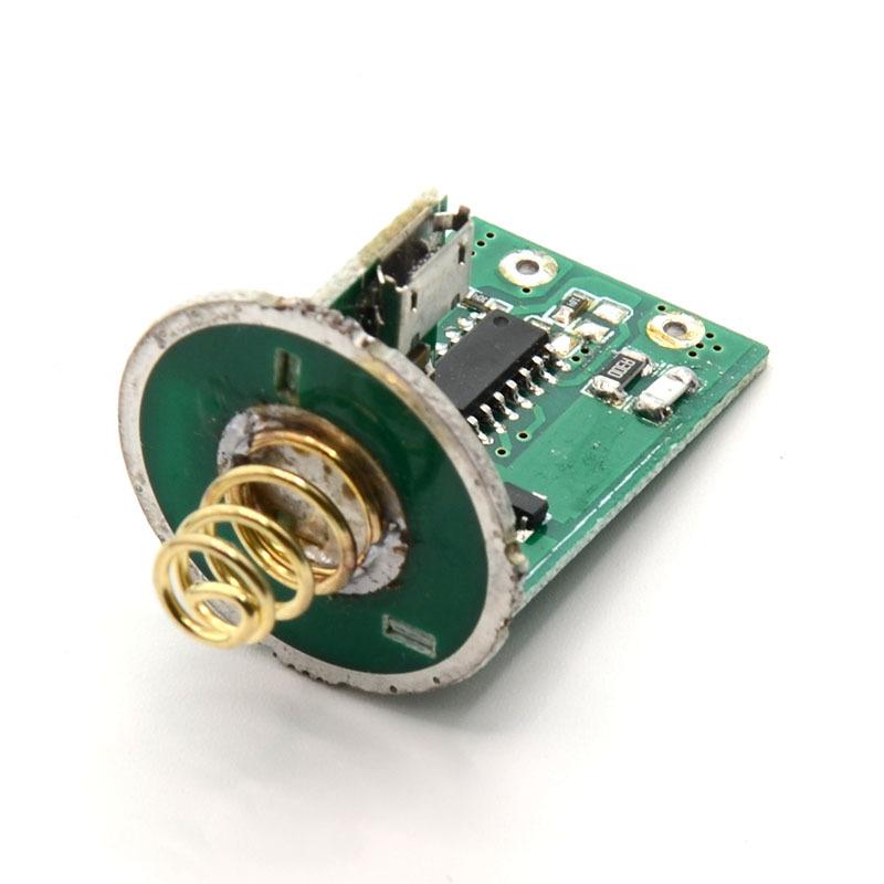 

1Pcs Type-C/Micro 3-4.2V Single Lithium Flashlight LED Drive Board 3/5 Modes PCB Circuit Board For 1X 18650 Or 26650 Battery