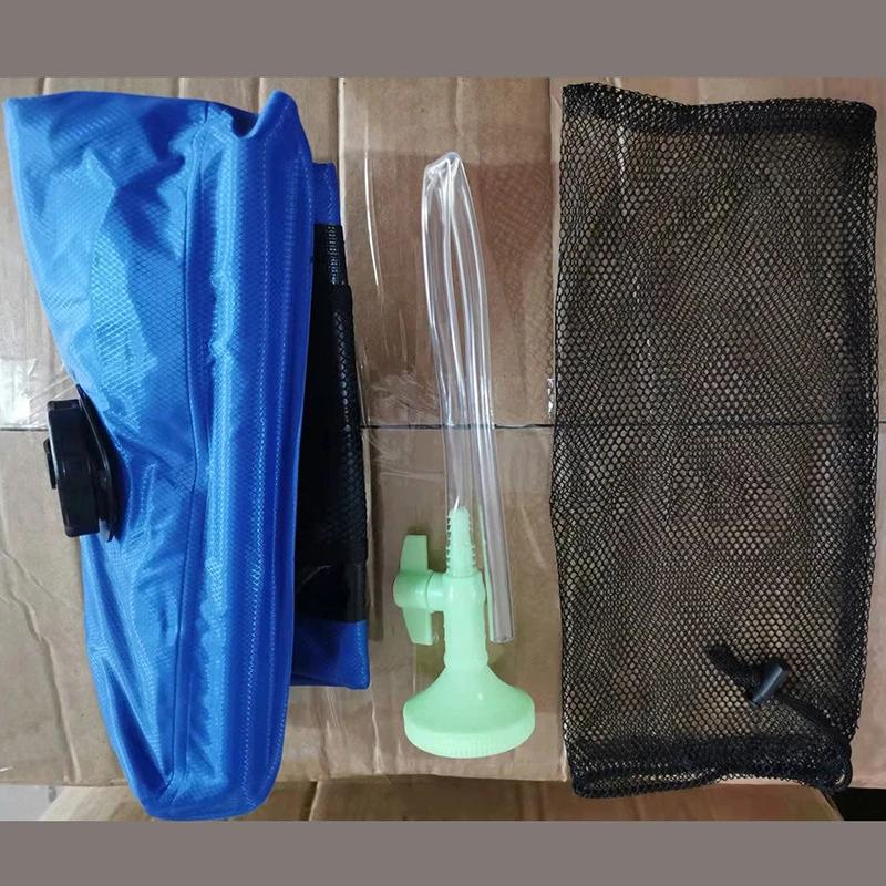 Outdoor Camping Shower Water Bag 20L Beach Swimming Portable Shower Bag Hose Switchable Shower Nozzle