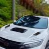 Car Hood Air Flow Vent Decorative Kit Modification Hood Scoop with Side Vents 3pcs (Black)