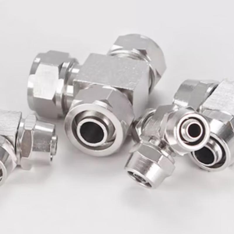 Stainless Steel T-Type Three-Way Quick Connector