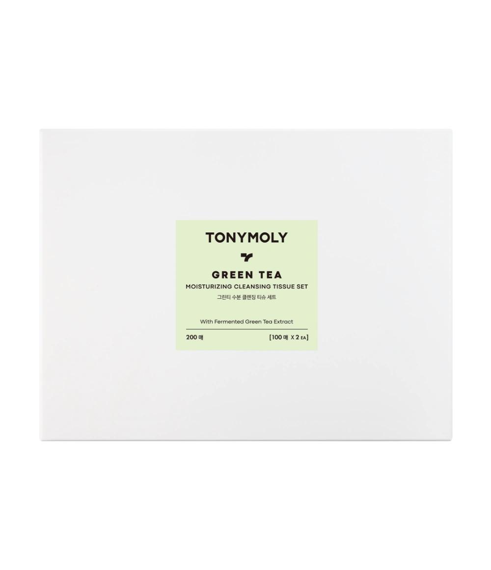 Green Tea Moisturizing Cleansing Tissue Set (200 Sheets)