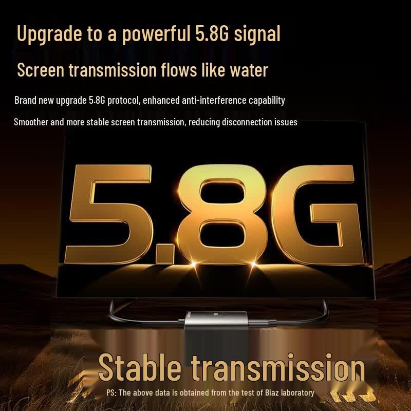 BIAZE R156 Type-C Wireless HDMI Screen Projector