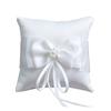 Bow Bridal Decor With Ribbon Pearls Ring Pillow Wedding Supplies Ring Bearer Pocket Ring Pillow