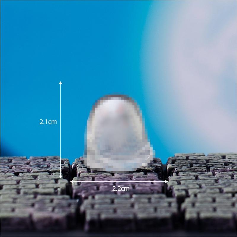 Mikro-Landschaft Halloween Kristallkugel Dekorative Accessoires Gesichtsloses Monster Geist Kürbis Harz Kleine Figur