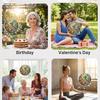 Yousheng Acryl Puzzle Sonnenfänger 83 Teile DIY Puzzle Bastelset für Erwachsene Buntes Fensterhänge-Ornament für Damen Herren Haus Garten Dekoration