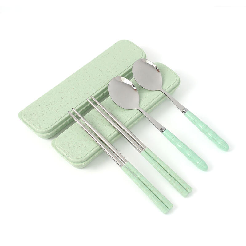 

Simple Line Portable Spoon Set of 2 (Green)